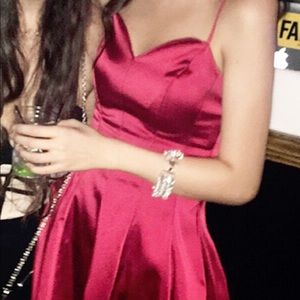 BEBE RED DRESS BEAUTIFUL